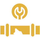 Yellow wrench above a leaking pipe